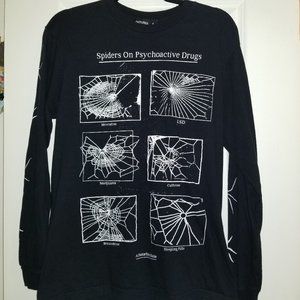 Spider on psychoactive drugs long sleeve